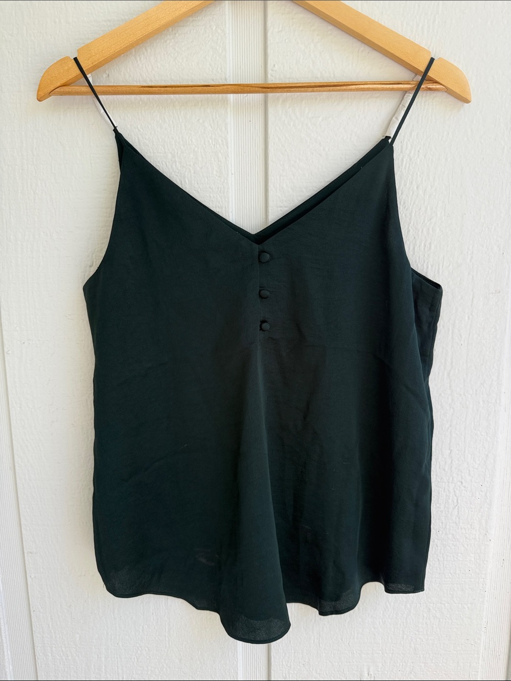 Express Dark Green V-Neck Spaghetti Strap Camisole NWT - Picture 6 of 6